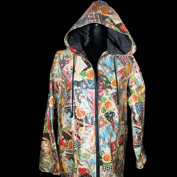 Nordic House Designs - 90's Mary Engelbreit Style - Rain Slicker - Size OSFM - Picture 2 of 10